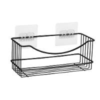 Prateleira Multiuso Utimil Maior Parede em Aço Cromado Preto - 25cm - 1