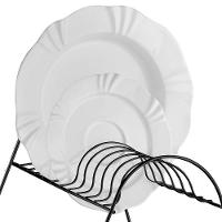 Escorredor de Louças 2 Andares Utimil em Aço Cromado - Preto - 3