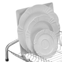 Escorredor de Louças para 16 Pratos Utimil em Aço Cromado - 4