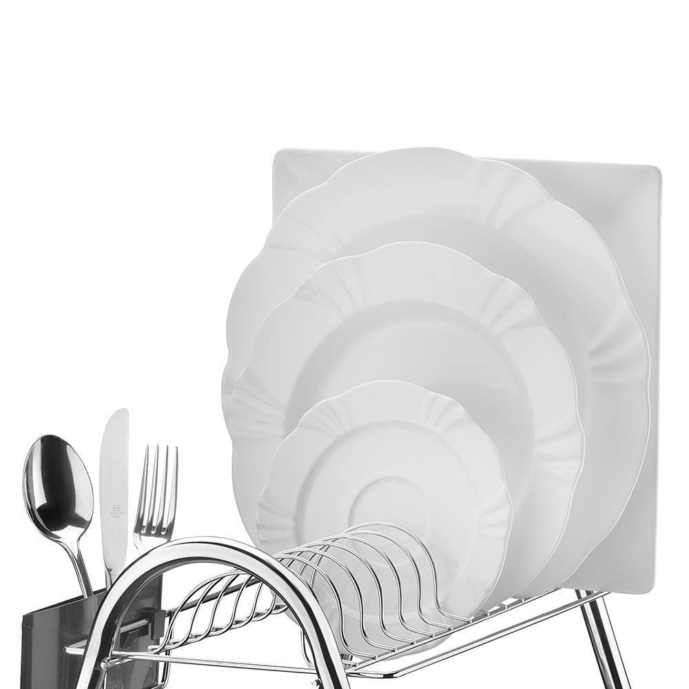 Escorredor de Louças 2 Andares Utimil com Tubo em Aço Cromado - 4