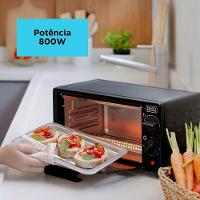 Forno Elétrico Black+Decker FT9N 9L Timer 60min Vidro Temperado 250°C - 9