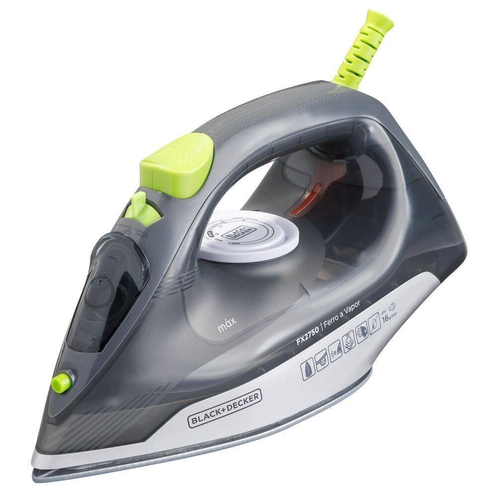 Ferro a Vapor Black+Decker FX2750 Antigotejamento Base Cerâmica Gliss Cabo Giratório - 1