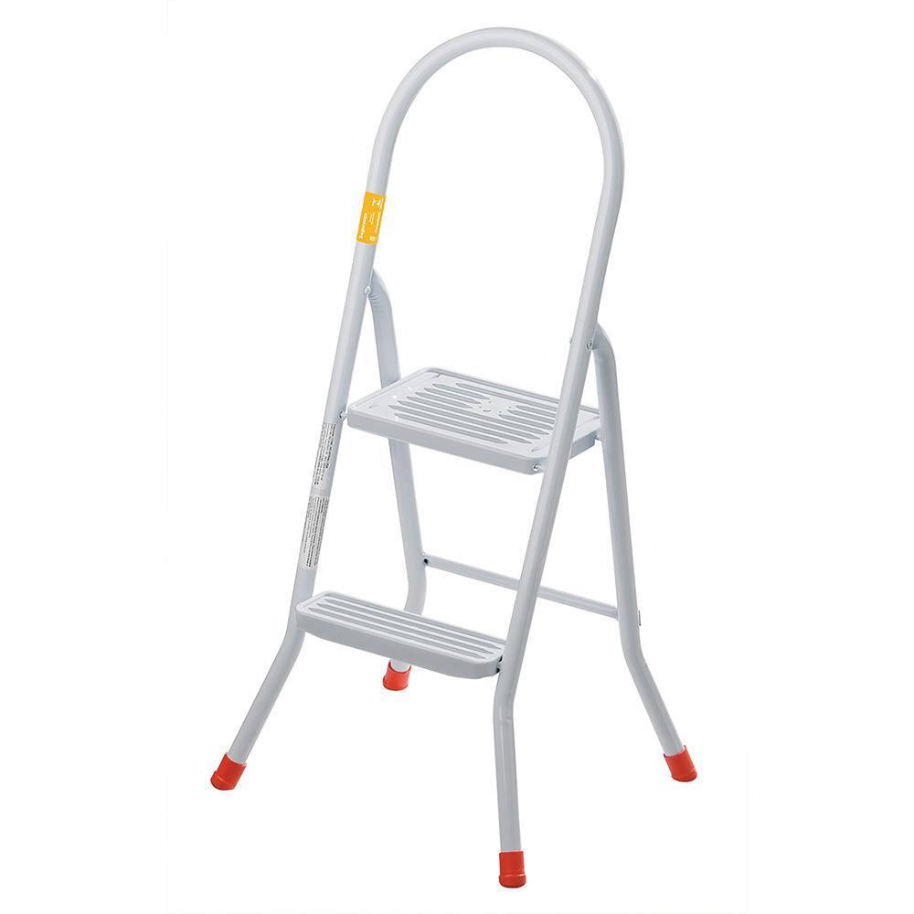 Escada Doméstica Utimil Maxiutil 2 Degraus - Branca - 1