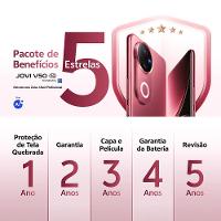 Smartphone JOVI V50 5G Preto Acetinado 512GB, 12GB RAM, Snapdragon 7 Gen3, Tela 6.77” AMOLED 120Hz, Câmera Dupla 50MP, Android 15 e IP69 - 9