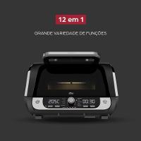 Fritadeira Air Fryer WAP Barbecue Digital 1700W 12 Funções Painel LED GrayStone Sem Óleo Sem Fumaça - 9