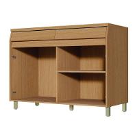 Balcão Nesher Simone Mendes com 2 Portas, 2 Gavetas e 1 Prateleira - 120cm de largura - Carvalho/Greige - 2