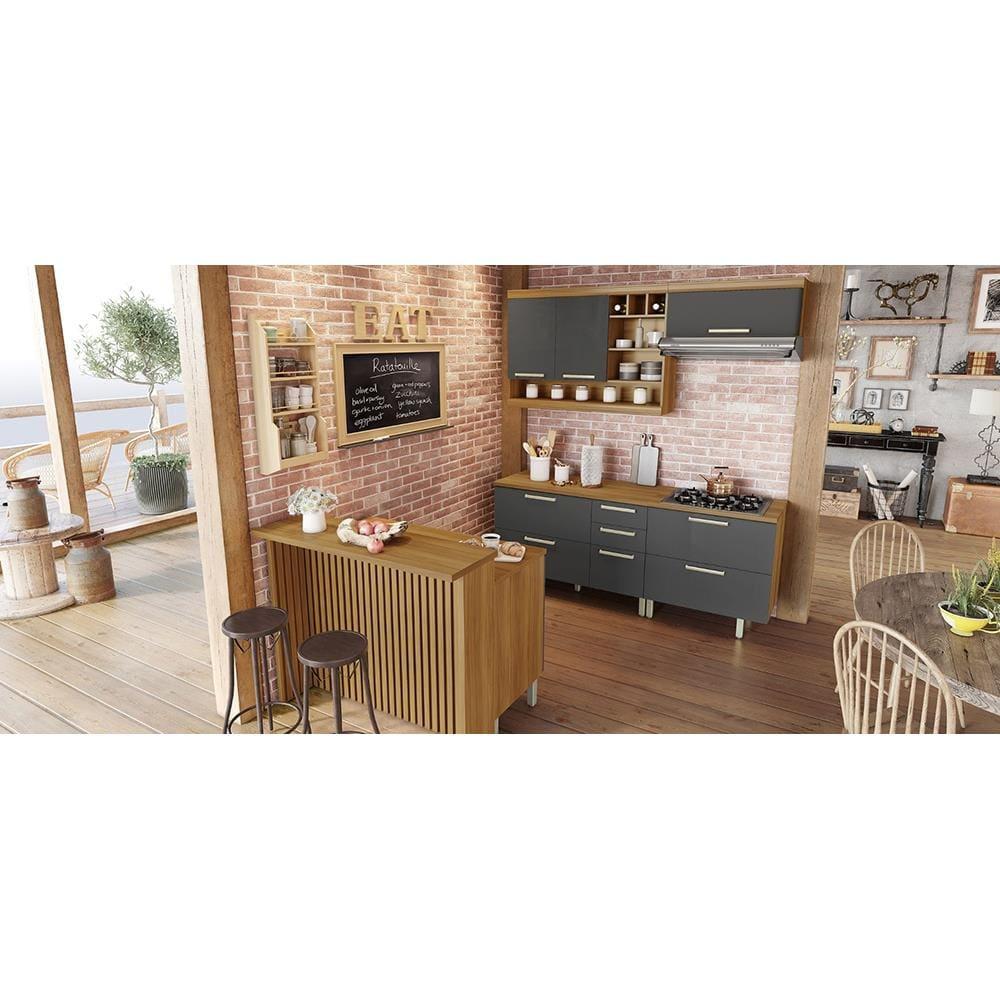 Painel de Ilha Nesher em MDF 15mm - 120cm de largura – Freijó - 9