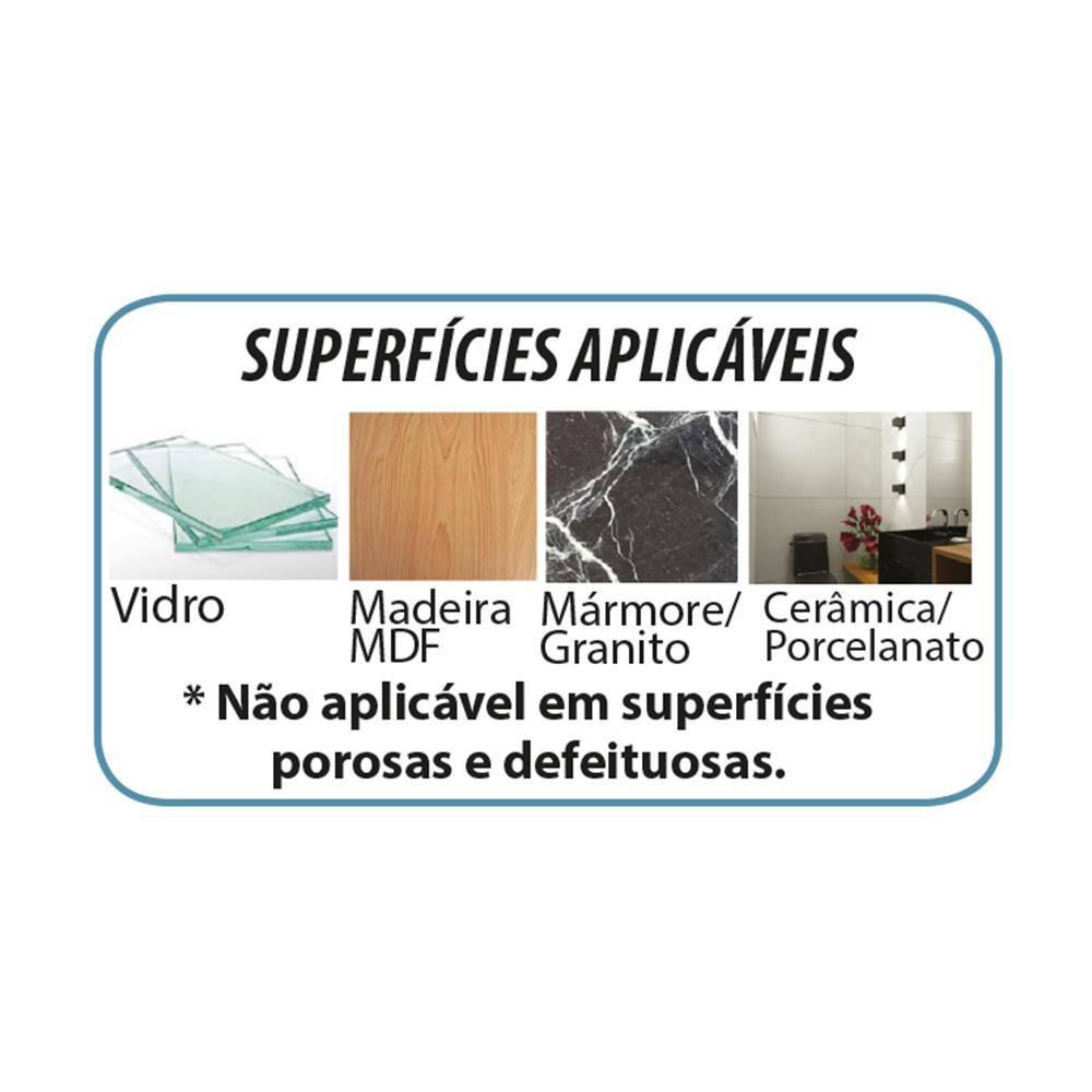 Suporte para Condimentos e Papel Toalha de Parede Utimil Pintura Epóxi Preto com 4 Potes, Fixação Adesiva e Design Compacto - 3