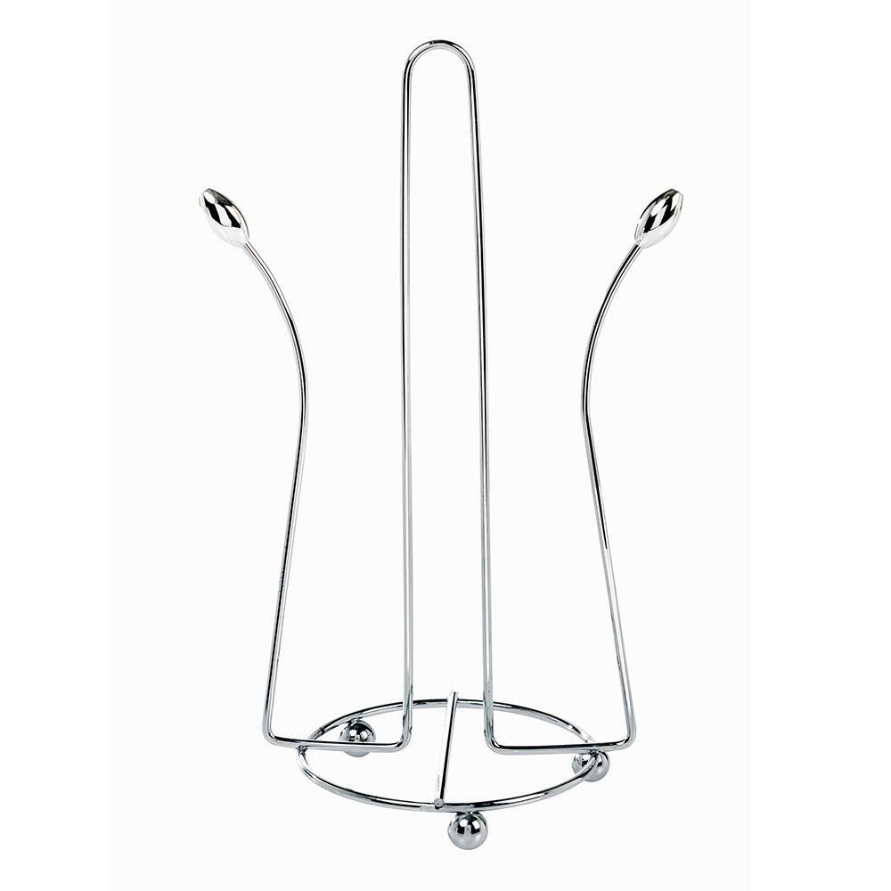 Porta Papel Toalha de Mesa Utimil Cromado Aço Brilhante Prático e Funcional - 1