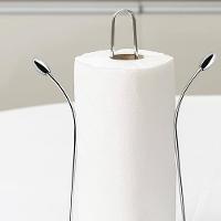 Porta Papel Toalha de Mesa Utimil Cromado Aço Brilhante Prático e Funcional - 3