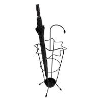 Porta Guarda-Chuva Utimil Preto 88x32x32cm Epóxi Coletor de Água Estrutura Estável e Funcional - 5