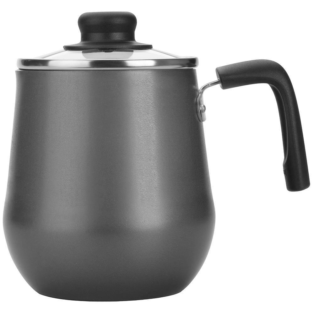 Bule Multiflon Gourmet em Alumínio com Revestimento Antiaderente, Tampa de Vidro e Cabo Baquelite Grafite – 1,5 L - 2