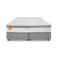 Cama Box Casal King Size MGA Itaflex Colchão Inducol Montreal, Box Bipartido e Molas Ensacadas Europillow - 2