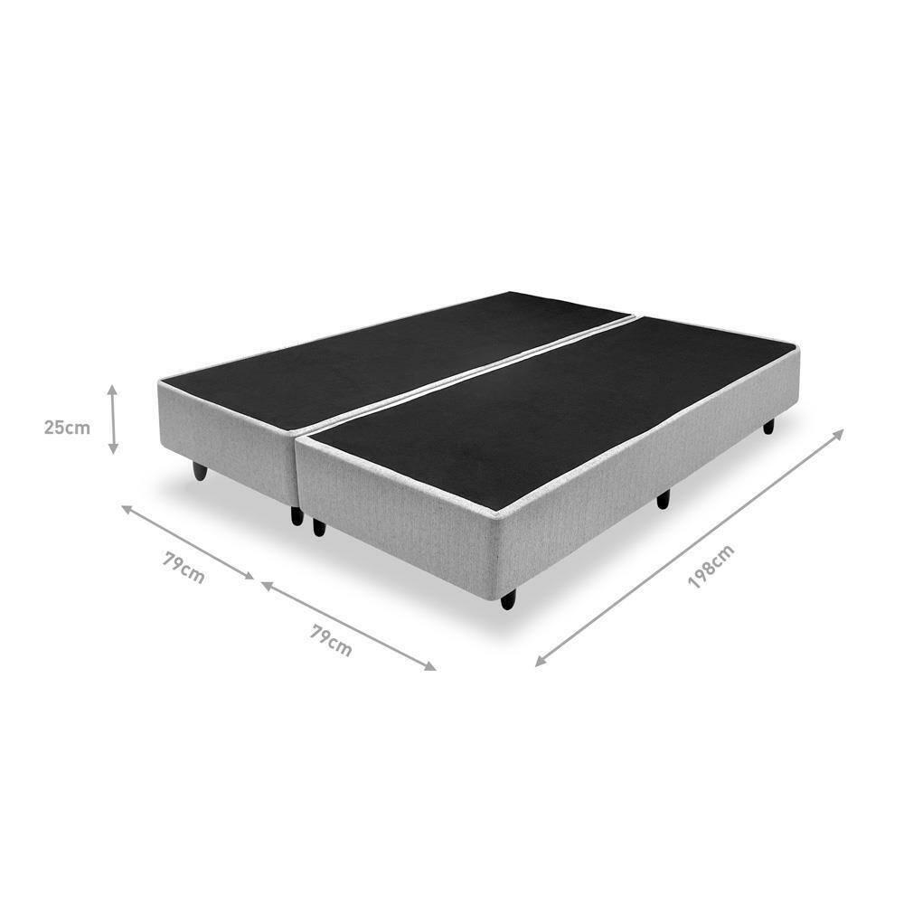 Cama Box Casal Queen Size MGA Itaflex Universal Colchão Inducol Montreal Europillow Molas Ensacadas SoftGel - 8