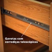 Cômoda 8 Gavetas Madetec Tarsila Corrediça Telescópica Ripado Angular Design Moderno - 5