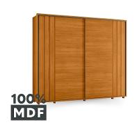 Guarda-Roupa Casal Madetec Dalí 2 Portas de Correr 8 Gavetas Cabideiro Extensível Escada Retrátil - 5