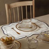 Açucareiro com Colher Wolff Império 8x8x11cm Cristal com Fio de Ouro - 5