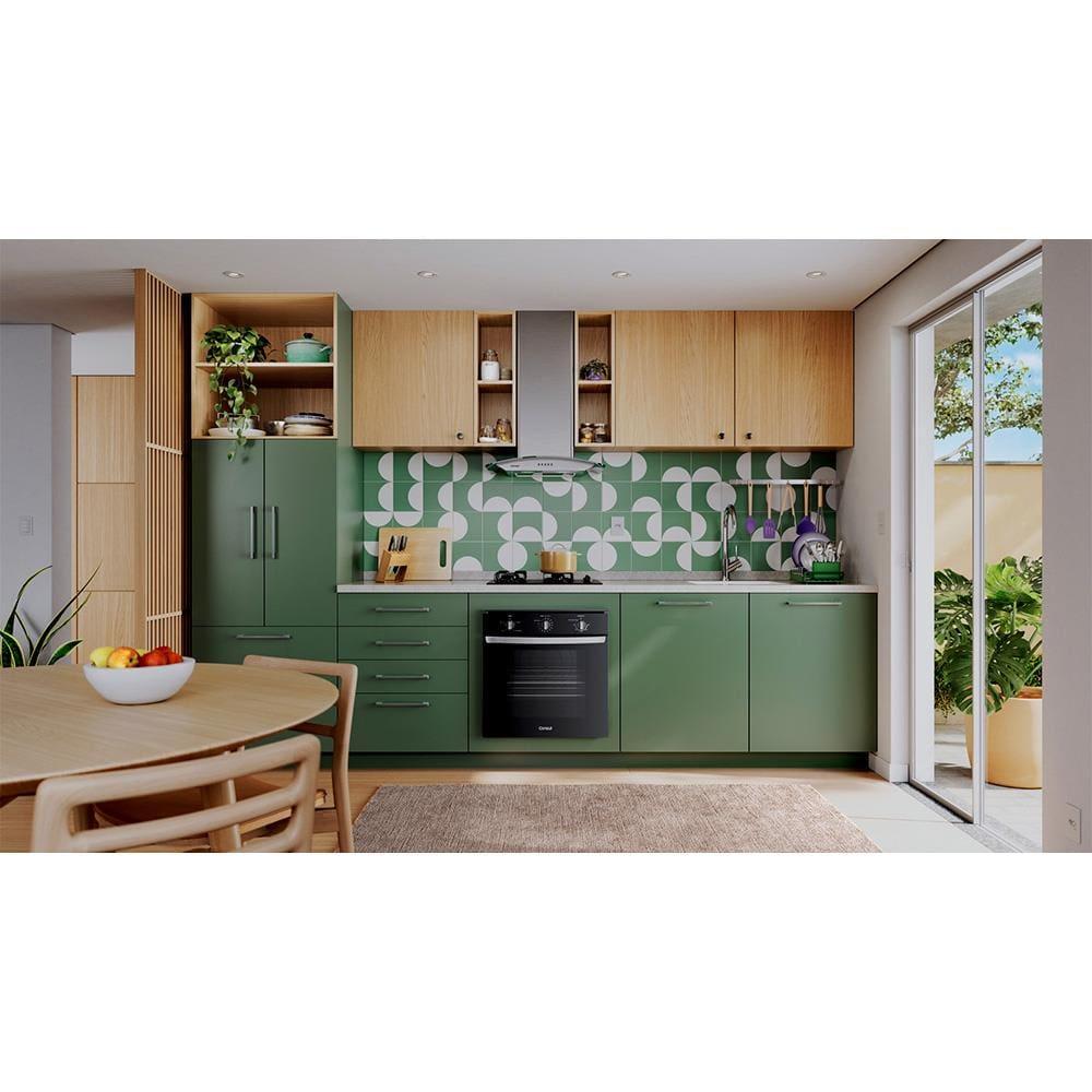 Forno Elétrico de Embutir Consul 84L COB84BE Porta Removível Timer Autodesligamento Luz Interna Preto - 6