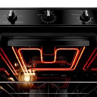 Forno Elétrico de Embutir Consul 84L COB84BE Porta Removível Timer Autodesligamento Luz Interna Preto - 3