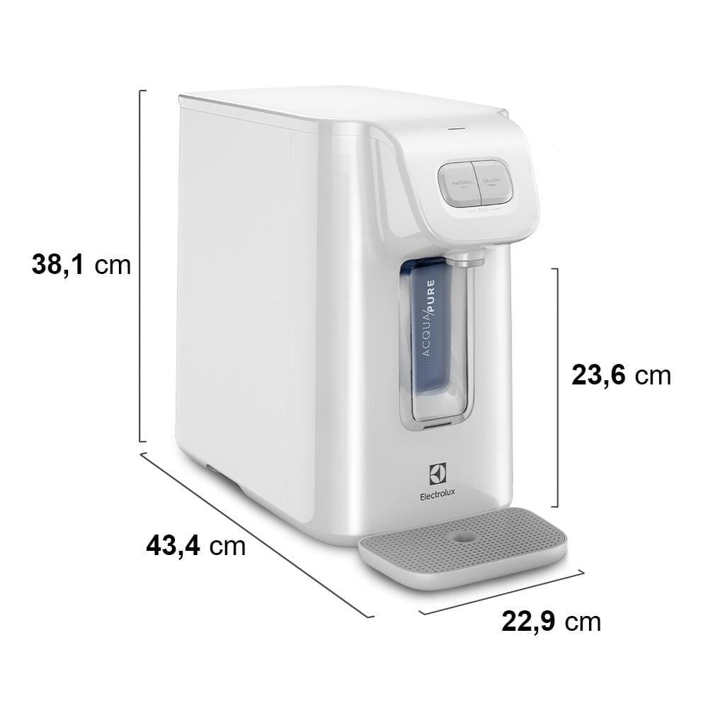 Purificador de Água Electrolux PC01B Sistema Eletrônico Aqua Pure Compressor Ecológico Branco - 9