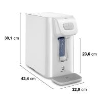 Purificador de Água Electrolux PC01B Sistema Eletrônico Aqua Pure Compressor Ecológico Branco - 8