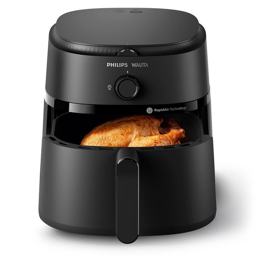 Fritadeira Airfryer Philips Walita Série 1000 XL 6,2L 1700W Grelha Removível Preto - 2
