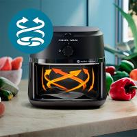 Fritadeira Airfryer Philips Walita Série 1000 XL 6,2L 1700W Grelha Removível Preto - 6