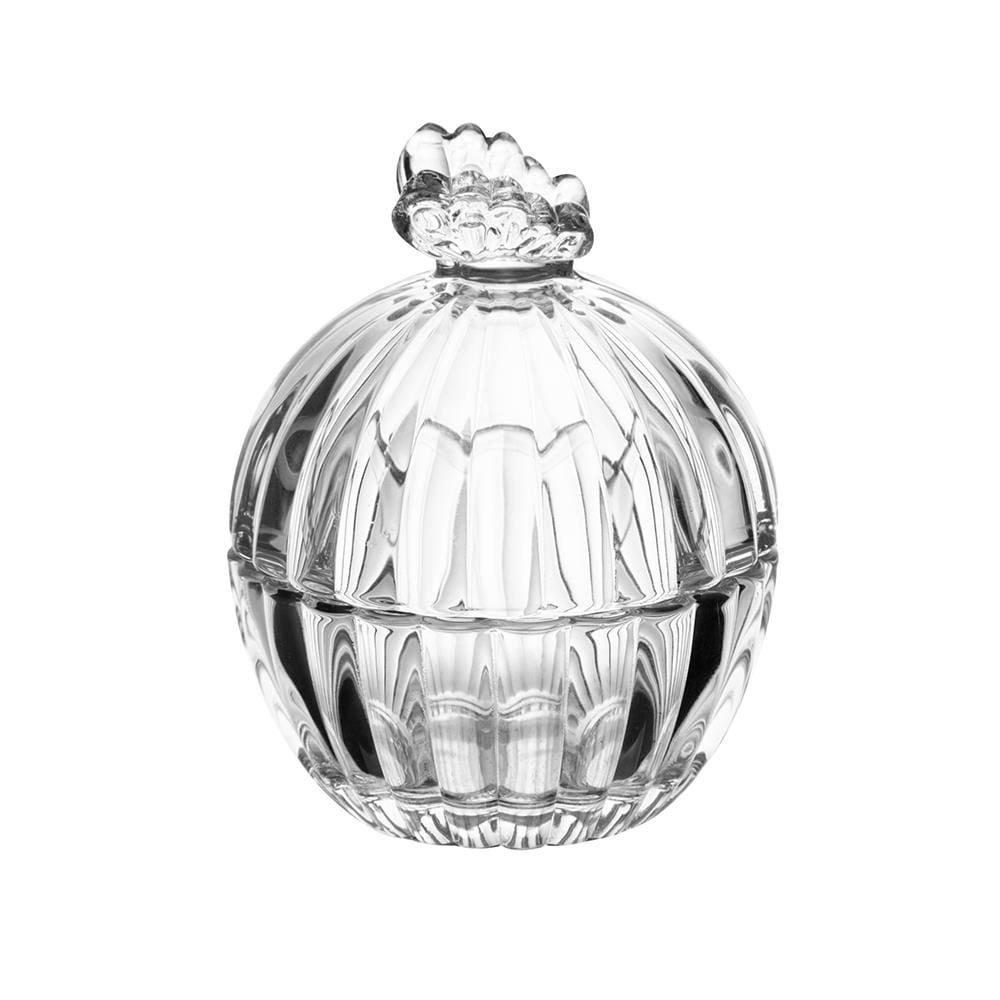 Potiche de Cristal Wolff Butterfly 8x8x9,5cm Design Sofisticado Versátil - 2