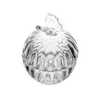 Potiche de Cristal Wolff Butterfly 8x8x9,5cm Design Sofisticado Versátil - 1