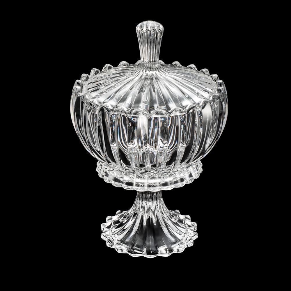 Potiche com Pé Wolff Geneva Cristal 17x25cm Acabamento Premium - 4