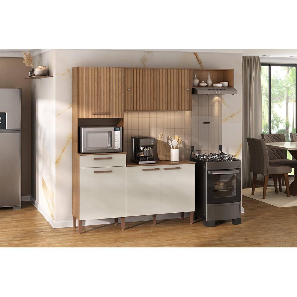 Cozinha Compacta Atualle Pop 197cm 5 Portas 1 Gaveta MDP 12mm - 1