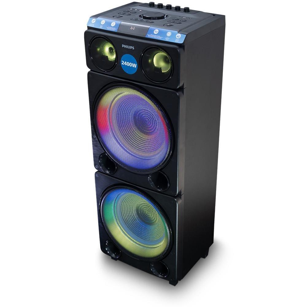 Caixa de Som Philips Party Speaker TAX5509 2400W Bluetooth Luzes LED Preta - 2