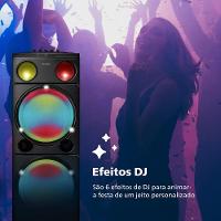 Caixa de Som Philips Party Speaker TAX5509 2400W Bluetooth Luzes LED Preta - 7