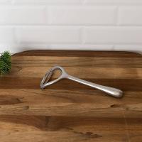 Descascador de Legumes Wolff Chef Pro 18cm em Liga de Zinco com Cabo Antiderrapante