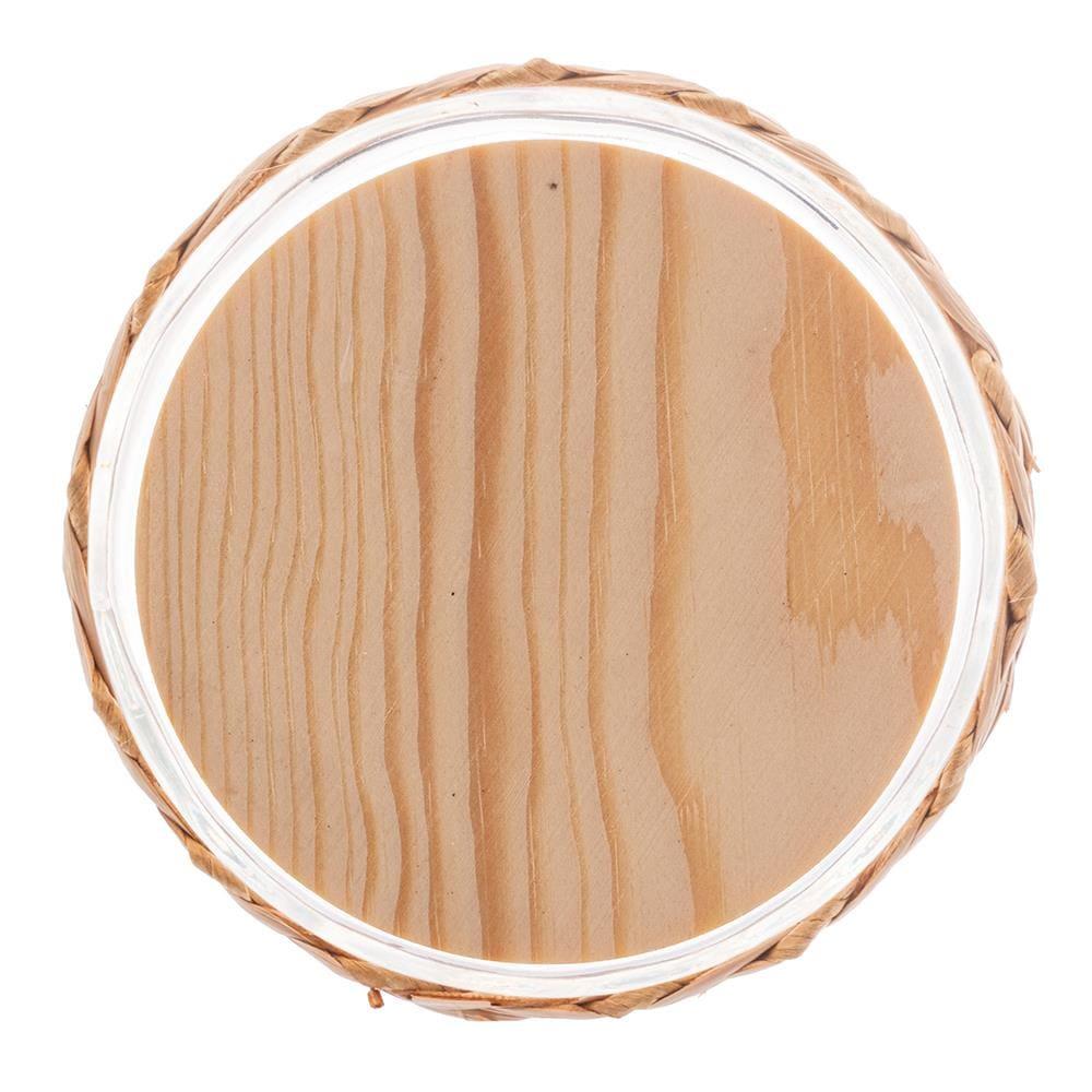 Porta Mantimentos Wolff 750ml Vidro com Sisal Tampa de Madeira - 5