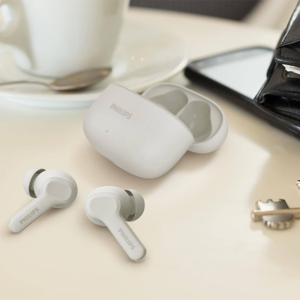 Fone de Ouvido Bluetooth Philips TAT1109WT/00 Branco com Microfone - 7