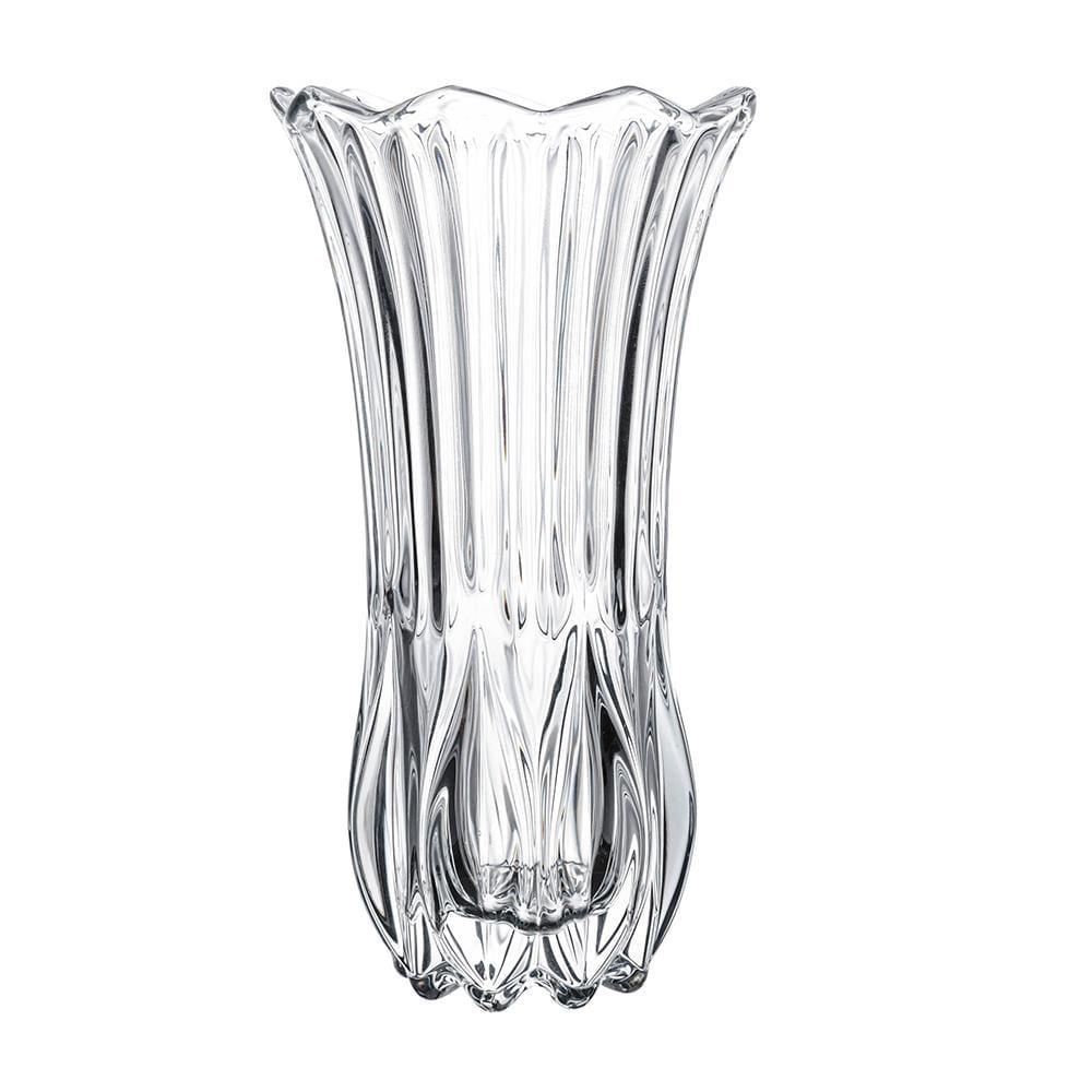 Vaso Wolff Tulipa Vidro 10x10x19cm Design Elegante Transparente - 2