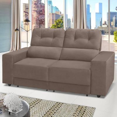 Sofá RBF Móveis Niterói 3 Lugares 182cm Retrátil Reclinável