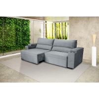 Sofá RBF Móveis Acapulco 4 Lugares Bipartido Retrátil Reclinável - 1