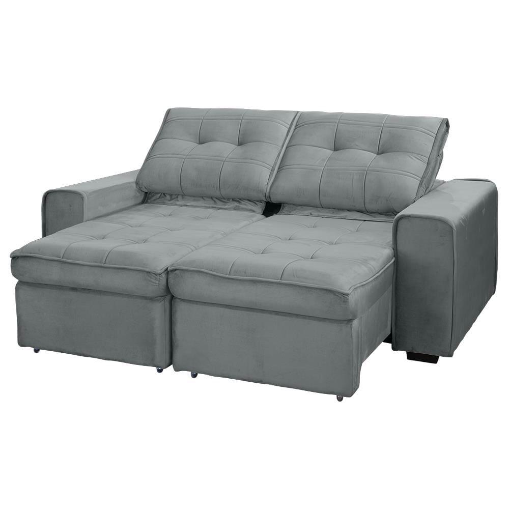 Sofá RBF Móveis Cedro 3 Lugares 212cm Retrátil Reclinável - 4