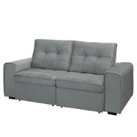 Sofá RBF Móveis Cedro 4 Lugares 242cm Bipartido Retrátil Reclinável - 2