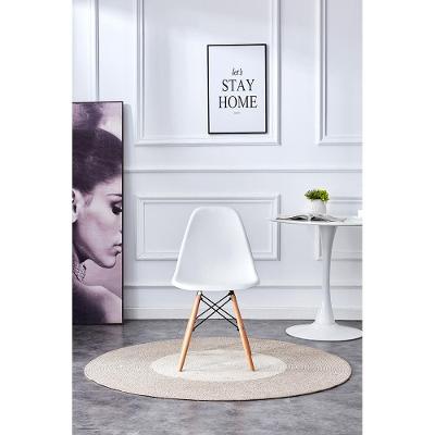 Cadeira Conthey Eiffel Design Eames Base Madeira Estrutura Metálica