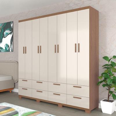 Guarda-Roupa Casal Bartira Coimbra 8 Portas 8 Gavetas