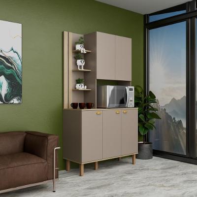 Cozinha Compacta Bartira Safira 108cm 5 Portas e 1 Gaveta