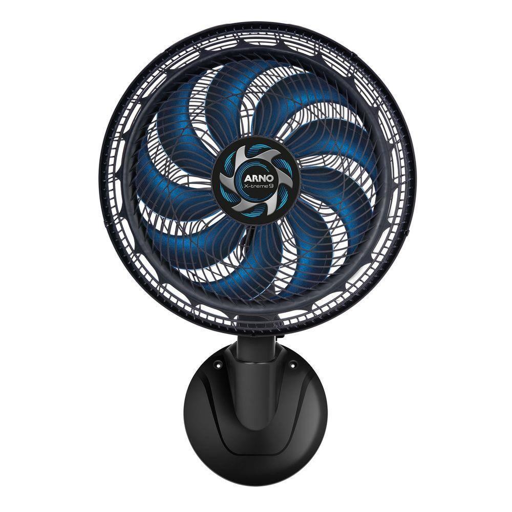 Ventilador de Parede Arno X-TREME VE9P 40cm 160W 9 Pás Silencioso Preto e Azul - 2