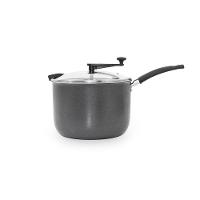 Pipoqueira Multiflon 22cm 5,6L Antiaderente com Tampa de Vidro Cinza - 2