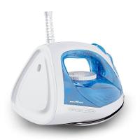 Ferro de Passar Britânia BF07 Base Antiaderente Vapor Vertical Reservatório Azul