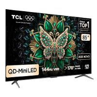 Smart TV 85” 4K TCL 85C6K QD-Mini LED Matte 144Hz Google TV Dolby Vision Atmos - 9