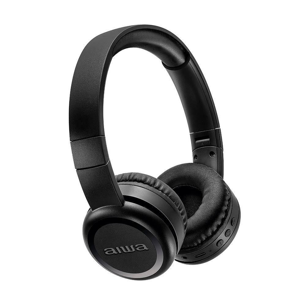 Headphone AIWA HP-03 Bluetooth 100h de Bateria IPX4 Preto - 1