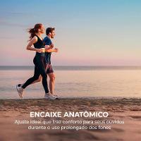 Fone de Ouvido Eardbud AIWA AWS-EB-05-W Bluetooth Cancelamento de Ruído e 24h de Bateria Branco - 5